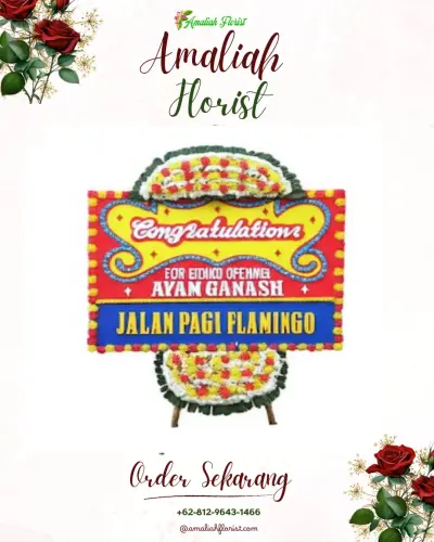 Bunga Papan Congratulation di Java Integrated Industrial And Ports Estate